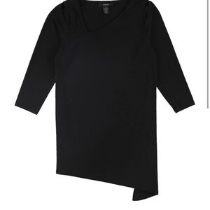 🖤Alfani Black shirt with quarter length sleeve-Small cut outs around shoulders.